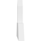 Ekena Millwork Portland Architectural Grade PVC Gable Bracket, 36"W x 15"H x 2"D x 6"F, 10/12 Pitch GBP036X15X0206POR00 - alternate 4
